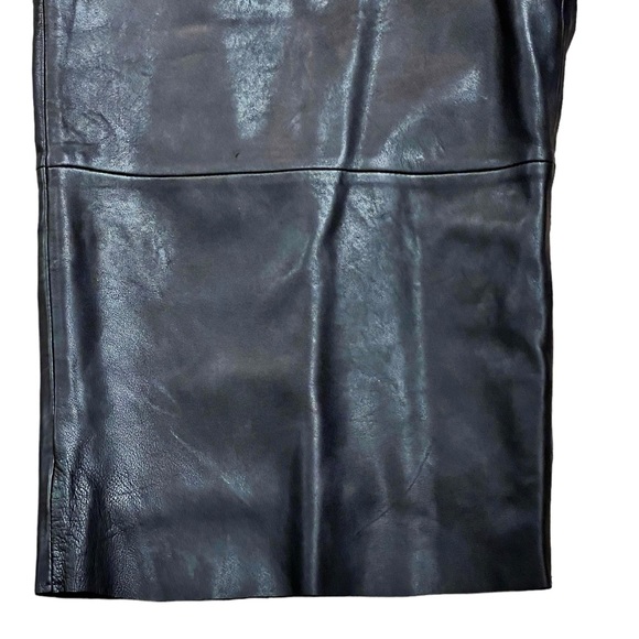 Scotch & Soda Maison Scotch Good for a Ride 100% Leather Biker Pants Size 6 US - Picture 4 of 10